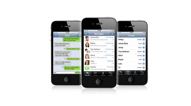 mysms or anytrans for ios